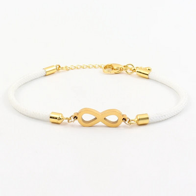 Jauna modes bezgalīgas simbola sirds rokassprādze sievietēm, vienkārša regulējama krāsaina virves rokassprādze sievietēm rotaslietas dāvana