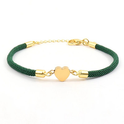 Jauna modes bezgalīgas simbola sirds rokassprādze sievietēm, vienkārša regulējama krāsaina virves rokassprādze sievietēm rotaslietas dāvana