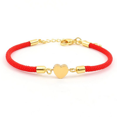 Jauna modes bezgalīgas simbola sirds rokassprādze sievietēm, vienkārša regulējama krāsaina virves rokassprādze sievietēm rotaslietas dāvana