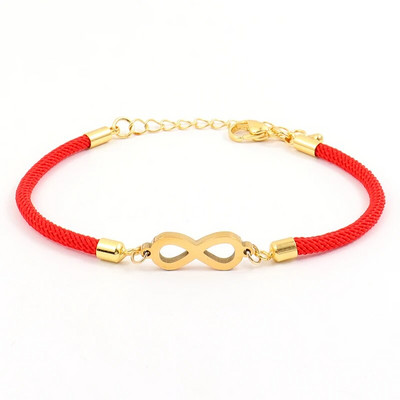 Jauna modes bezgalīgas simbola sirds rokassprādze sievietēm, vienkārša regulējama krāsaina virves rokassprādze sievietēm rotaslietas dāvana