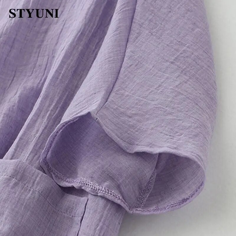 Kaldkaelus, soliidne vabaaja linane lahtine õhuke põhi, pika lahtise õmblusega naiste jope Korea moodne kardigan 2023 suvekevad