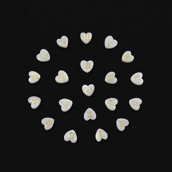 Νέο Vintage Shell Heart Initial Letter Γυναικείο βραχιόλι Κλασικό χειροποίητο απομίμηση μαργαριταρένιο βραχιόλι για γυναίκες Δώρο κοσμήματος