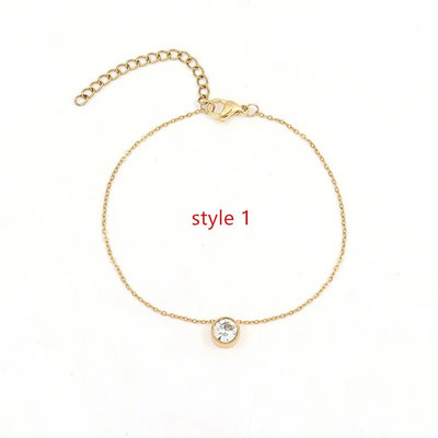 Jauna vintage apaļa šarmu rokassprādze sievietēm Pave cirkonija temperamenta nerūsējošā tērauda ķēdes rokassprādze sievietēm rotaslietas dāvana