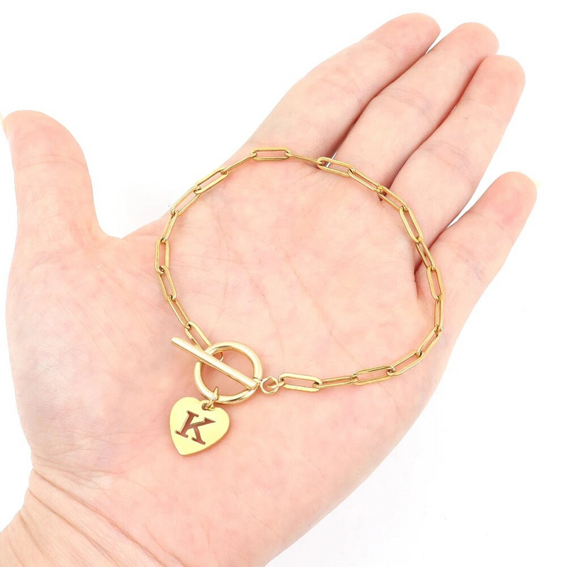 Mood 26 südame algustähega võlu naiste käevõru Klassikaline klambriga roostevabast terasest keti käevõru naistele ehted kingitus