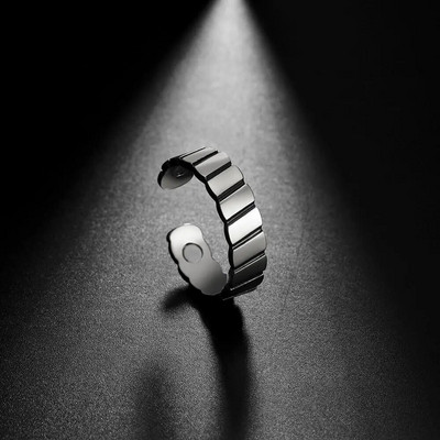 Skyrim férfi mágneses súlycsökkentő gyűrű, állítható, rozsdamentes acélból készült alkalmi egészségügyi karcsúsító gyűrűk ékszerek évfordulós ajándék 2023