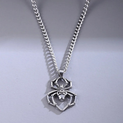 Modes personība zirnekļa asins pilienu kulons kaklarota sievietēm hiphopa sarkanā kristāla tauriņa apkakle ķēde ballītes šarms rotaslietas dāvana