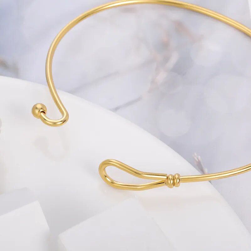 Minimālistiskas mezglu rokassprādzes Sieviešu līgavas māsu ballītes rotaslietas no nerūsējošā tērauda regulējamas rokassprādzes Pulseras Mujer Moda 2022