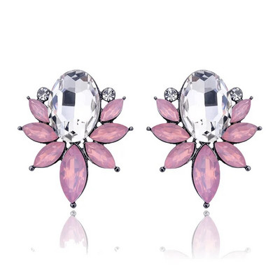 LUBOV luxus kristály opál kő fülbevaló aranyhal design piercing fülbevaló divatos ajándék lányoknak és nőknek parti ékszerek