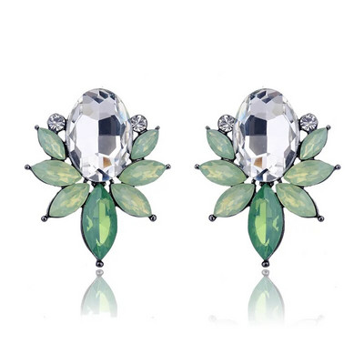 LUBOV luxus kristály opál kő fülbevaló aranyhal design piercing fülbevaló divatos ajándék lányoknak és nőknek parti ékszerek