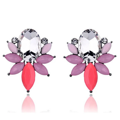 LUBOV luxus kristály opál kő fülbevaló aranyhal design piercing fülbevaló divatos ajándék lányoknak és nőknek parti ékszerek