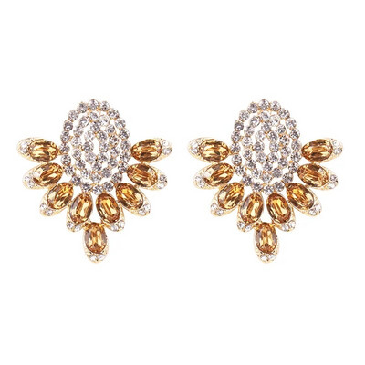 LUBOV luxus kristály opál kő fülbevaló aranyhal design piercing fülbevaló divatos ajándék lányoknak és nőknek parti ékszerek