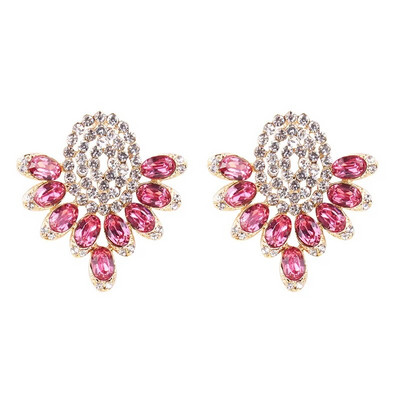 LUBOV luxus kristály opál kő fülbevaló aranyhal design piercing fülbevaló divatos ajándék lányoknak és nőknek parti ékszerek