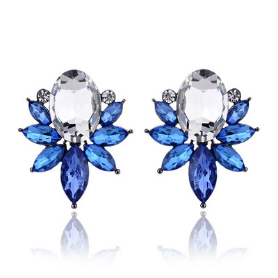 LUBOV luxus kristály opál kő fülbevaló aranyhal design piercing fülbevaló divatos ajándék lányoknak és nőknek parti ékszerek