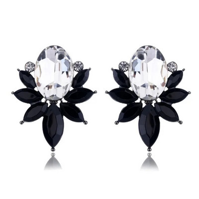 LUBOV luxus kristály opál kő fülbevaló aranyhal design piercing fülbevaló divatos ajándék lányoknak és nőknek parti ékszerek