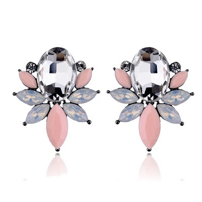 LUBOV luxus kristály opál kő fülbevaló aranyhal design piercing fülbevaló divatos ajándék lányoknak és nőknek parti ékszerek