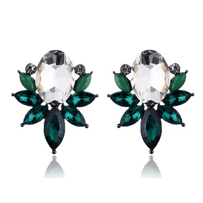 LUBOV luxus kristály opál kő fülbevaló aranyhal design piercing fülbevaló divatos ajándék lányoknak és nőknek parti ékszerek