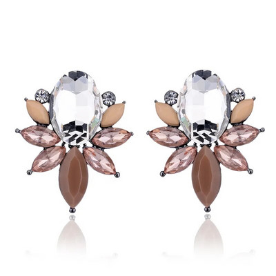 LUBOV luxus kristály opál kő fülbevaló aranyhal design piercing fülbevaló divatos ajándék lányoknak és nőknek parti ékszerek