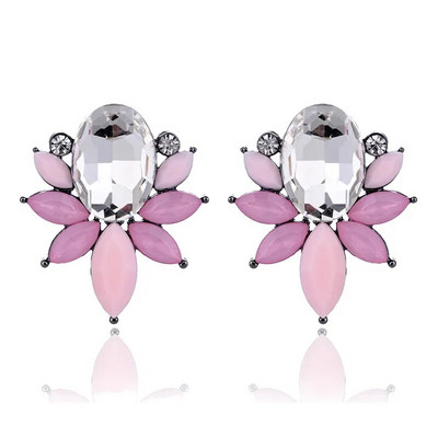 LUBOV luxus kristály opál kő fülbevaló aranyhal design piercing fülbevaló divatos ajándék lányoknak és nőknek parti ékszerek