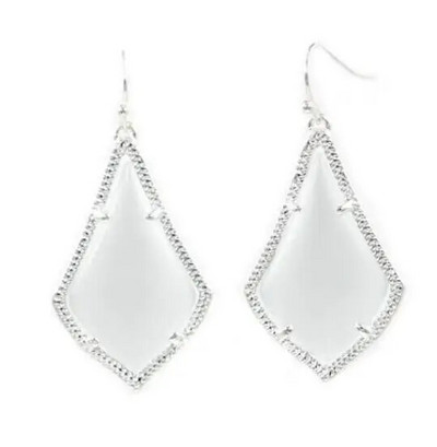 Madingi Cateye Stone viduje vandens lašo auskarai moterims