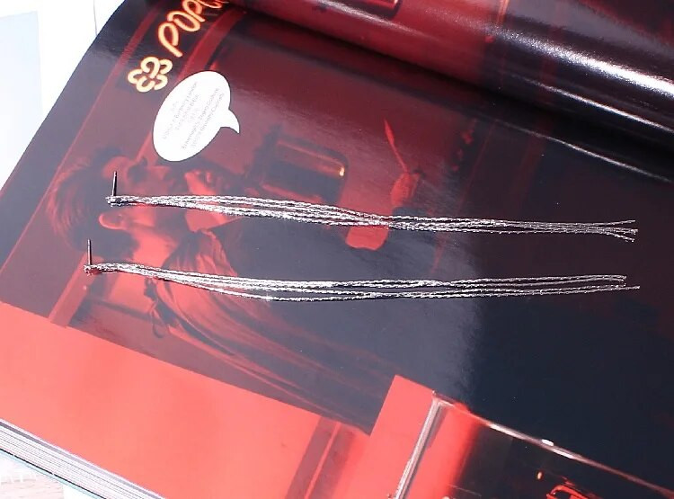 Νέα μόδα Σούπερ μακριά φούντα κρεμαστά σκουλαρίκια για γυναίκες Ασημί χρώμα ιδιοσυγκρασίας Μινιμαλιστική γραμμή αυτιών Νυφικά κοσμήματα γάμου