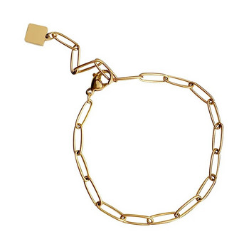 Μοντέρνο χρυσό από ανοξείδωτο ατσάλι κοσμήματα τυχερών γούριων βραχιολιών για θηλυκό κορίτσι Boho Link Chain βραχιόλι Drop Shipping