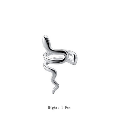 1 tk Snake Line Kõrvaklambrid Naistele Tüdrukutele Punk Loomad Ear Cuff Party Mood Hõbeda värvi ehted Kingitus