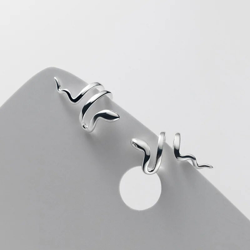 1 tk Snake Line Kõrvaklambrid Naistele Tüdrukutele Punk Loomad Ear Cuff Party Mood Hõbeda värvi ehted Kingitus