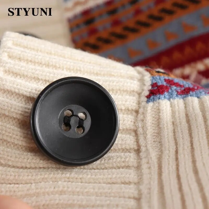 Csíkos rácsos vintage puha bő kötött női pulóver kardigán hosszú ujjú koreai divatos női kabát kabát kardigánok 2022