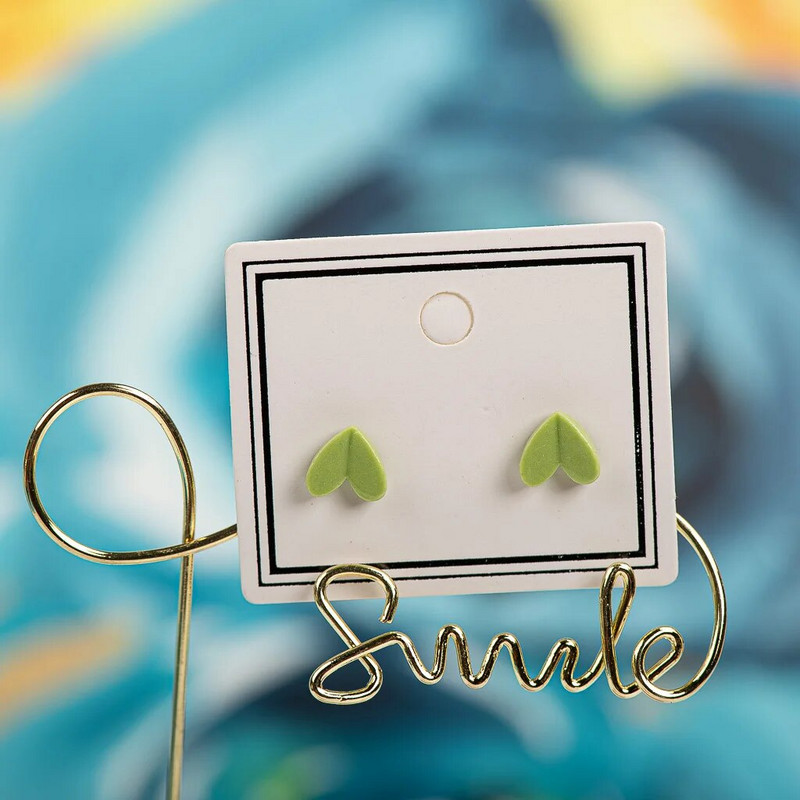 Mazie un jauki porcelāna daudzkrāsaini auskari pret alerģiju #LY407 barato percing accesorios oreja mujer kolczyki vairumtirdzniecība