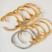 „Youthway“ metalo tekstūros madingi nerūdijančio plieno apyrankės, vasaros madingi unisex papuošalai vyrams, moterims, 2023 m.