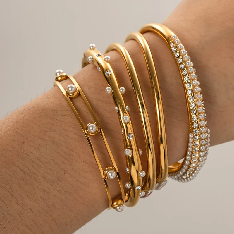 „Youthway“ metalo tekstūros madingi nerūdijančio plieno apyrankės, vasaros madingi unisex papuošalai vyrams, moterims, 2023 m.