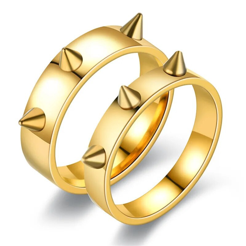 Gothi titaanist terasest needisõrmused meestele, naistele, mood hip-hop punk stiilis sõrmus Lahedad ehted самооборона