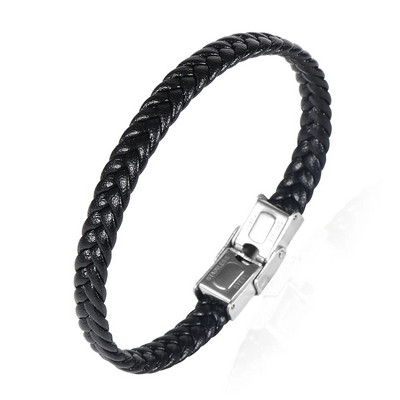 Nabest Minimalist vienkāršas dabīgas ādas rokassprādze sievietēm vīriešiem nerūsējošā tērauda sprādzes aproce pulsera cuero hombre rotaslietas