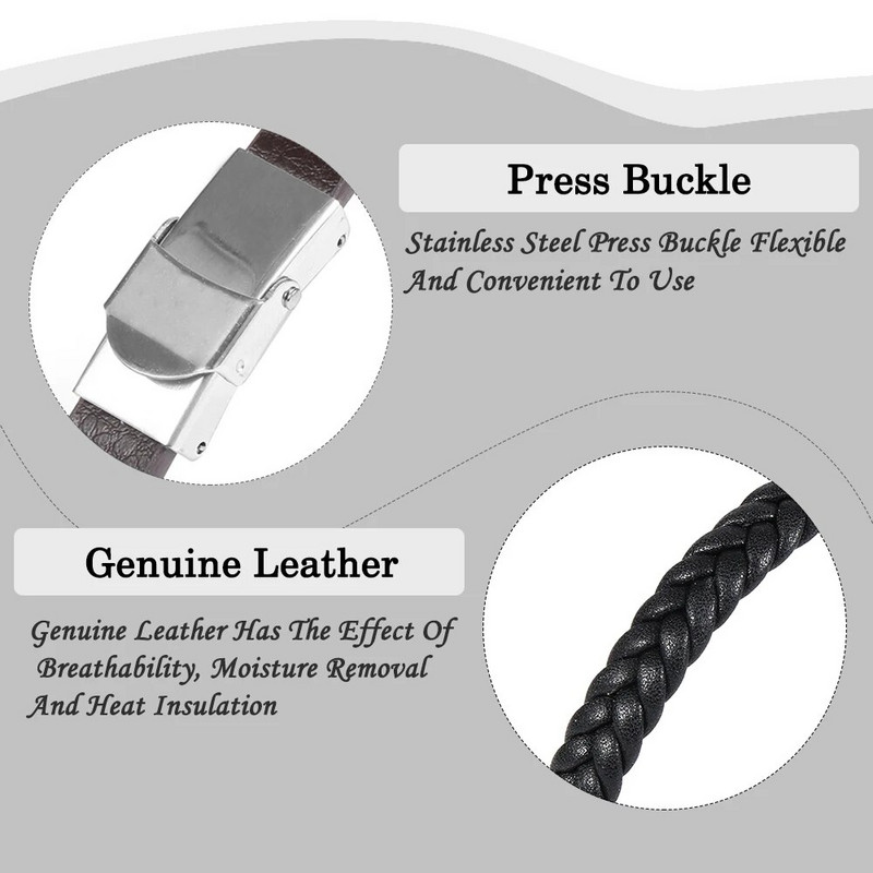 Nabest Minimalist vienkāršas dabīgas ādas rokassprādze sievietēm vīriešiem nerūsējošā tērauda sprādzes aproce pulsera cuero hombre rotaslietas