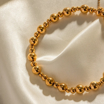 Youthway Gold Tone Stainless Steel Collection Sphere Pull Bracelet Висококачествени модни бижута Водоустойчиви за жени Подарък