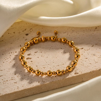 Βραχιόλι Sphere Pull Συλλογή Youthway Gold Tone από ανοξείδωτο ατσάλι Υψηλής ποιότητας κοσμήματα μόδας αδιάβροχο για γυναίκες Δώρο