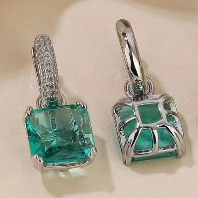 Fashion 2 Colors AAA CZ Element Stud σκουλαρίκια για γυναίκες Χονδρικό δώρο γάμου φθηνή τιμή εργοστασίου