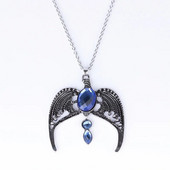 Jūs zināt, kurš Ērglis kronis Zilā kristāla līgavas kronis pazaudēts kronis kulons Magic School Kaklarota filmas rotaslietas