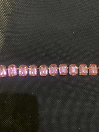 INS Χειροποίητο 6 Χρώματα Κολιέ από γυαλί κρύσταλλο Statement Κρεμαστό γιακά κολιέ για γυναίκες Κολιέ με στρας μεγάλο τετράγωνο τσόκερ