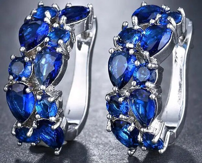 „Bettyue“ prekės ženklo mados žavesys 13 spalvų Monalisa auskarai blizgūs AAA cirkonio akinantys papuošalai moterims vakarėliui, akį traukianti dovana