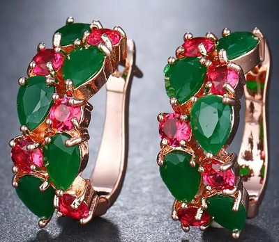 „Bettyue“ prekės ženklo mados žavesys 13 spalvų Monalisa auskarai blizgūs AAA cirkonio akinantys papuošalai moterims vakarėliui, akį traukianti dovana