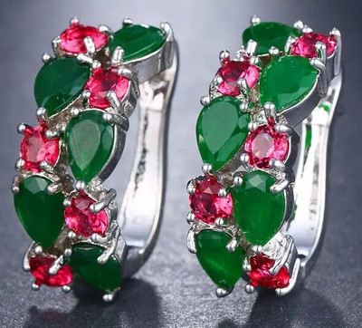 „Bettyue“ prekės ženklo mados žavesys 13 spalvų Monalisa auskarai blizgūs AAA cirkonio akinantys papuošalai moterims vakarėliui, akį traukianti dovana