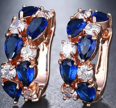 „Bettyue“ prekės ženklo mados žavesys 13 spalvų Monalisa auskarai blizgūs AAA cirkonio akinantys papuošalai moterims vakarėliui, akį traukianti dovana