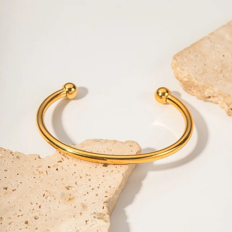 Youthway nerūsējošā tērauda klasiska lodīšu rokassprādze sievietēm augstas kvalitātes metāla tekstūras izsmalcinātas vasaras rotaslietas