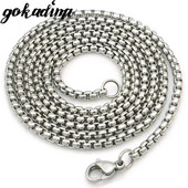 GOKADIMA moteriškos nerūdijančio plieno grandinėlės Vyriškos karoliai papuošalai Priedai, grandinėlė didmeninė prekyba WN324