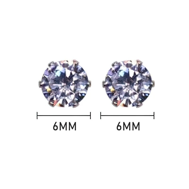 1 paar valget magnetkõrvarõngast magnetkõrvaklambrid, meeste naiste kõrvarõngad, kristallist kivist kõrvarõngaklambrid, ilma augustamiseta ehted, kingitus