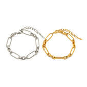 Youthway Fashion nerūsējošā tērauda gara doba auduma ūdensnecaurlaidīga rokassprādze sievietēm modes roku darbs rotaslietas jauns