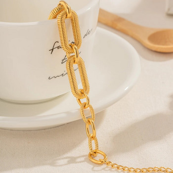 Βραχιόλι με αλυσίδα ψωμιού από ανοξείδωτο ατσάλι Youthway αδιάβροχο υψηλής ποιότητας κοσμήματα μόδας Γυναικείο δώρο