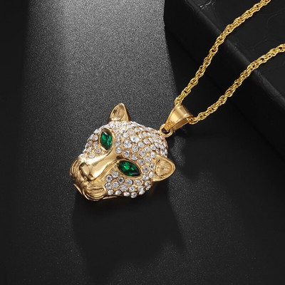 Bling Iced Out Pištolj Privjesak Ogrlica s puškomitraljezom Muška osobnost Hip Hop Rock Punk Cool Street Party Nakit Poklon