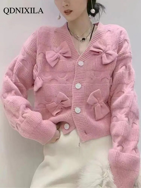 2023. gada rudens ziemas džemperi Sieviešu džemperis Jauns V veida kakla izgriezums, trikotāžas trikotāžas sieviešu tops korejiešu modes jaka sievietēm